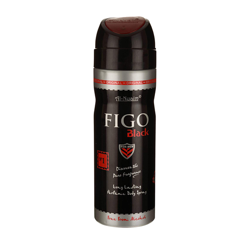 Al Nuaim Figo Black Deodorant Body Spray