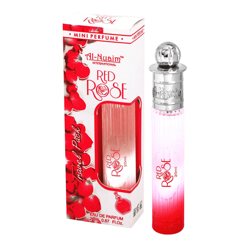 Al Nuaim Red Rose Travel Pack Eau De Parfum